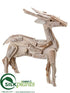 Silk Plants Direct Wood Reindeer - Natural - Pack of 2