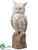 Owl - White Brown - Pack of 1