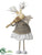 Reindeer Angel - Cream Beige - Pack of 3