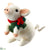 Pig With Holly - White Red - Pack of 8