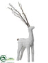 Silk Plants Direct Reindeer - White - Pack of 4