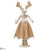 Ballerina Reindeer - Gold White - Pack of 6