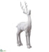 Silk Plants Direct Poly Resin Reindeer - White - Pack of 1