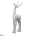 Silk Plants Direct Poly Resin Reindeer - White - Pack of 1