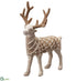 Silk Plants Direct Reindeer - Brown Beige - Pack of 4