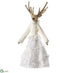 Silk Plants Direct Reindeer - White - Pack of 2