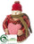 Snowman - White Red - Pack of 2