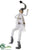 Sitting Snowman w/Broom - White Gray - Pack of 4