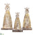 Three King - Gold Whitewashed - Pack of 2