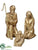 Nativity - Gold - Pack of 2