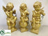 Silk Plants Direct Cherub Ornament - Gold - Pack of 1