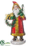 Silk Plants Direct Santa - Red Gold - Pack of 2