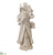 Santa With Tree - Whitewashed - Pack of 1