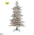 Mountain Pine Slim Tree - Green Snow - Pack of 1