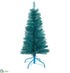 Silk Plants Direct Tinsel Tree - Teal - Pack of 1