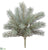 Round Tip Pine Bush - Green Frosted - Pack of 12