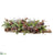 Pine Cone, Norway Spruce Centerpiece With Glass Candleholder - Green Brown - Pack of 1