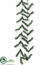 Silk Plants Direct Pine Garland - Green - Pack of 24