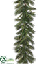 Silk Plants Direct Georgia Pine Garland - Green - Pack of 4
