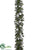 Pine Garland - Green Snow - Pack of 6