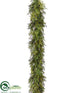 Silk Plants Direct Cedar, Pine Garland - Green Two Tone - Pack of 1