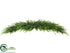 Silk Plants Direct Cedar Swag Garland - Green - Pack of 2
