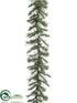 Silk Plants Direct Pine Garland - Green - Pack of 6
