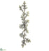 Silk Plants Direct Snowed Pine Garland - Green Snow - Pack of 6