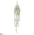 Silk Plants Direct Glittered Pine Hanging Decor - Green - Pack of 6