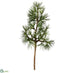 Silk Plants Direct Needle Pine Pick - Green - Pack of 12