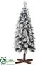 Silk Plants Direct Long Needle Pine Tree - Green Snow - Pack of 1