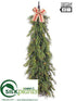 Silk Plants Direct Pine, Juniper Topiary - Green - Pack of 1