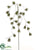 Ice Weeping Pine Spray - Green Frosted - Pack of 6