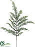Silk Plants Direct Cedar Spray - Green - Pack of 12