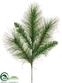 Silk Plants Direct Long Needle Pine Spray - Green - Pack of 12