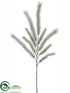 Silk Plants Direct Pine Spray - Green Snow - Pack of 12