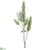 Snowed Pine Spray With Pine Cone - Green Snow - Pack of 6