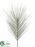 Silk Plants Direct Long Needle Pine Spray - Green Brown - Pack of 24