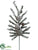 Snowed Pine Spray - Snow Green - Pack of 12