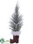 Cedar Tree - White Green - Pack of 4