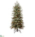 Silk Plants Direct Pine Slim Tree - Green - Pack of 1