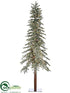 Silk Plants Direct Alpine Tree - Green Snow - Pack of 1