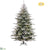 Creamic Pine Tree - Snow - Pack of 1