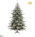 Silk Plants Direct Creamic Pine Tree - Snow - Pack of 1