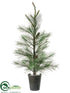 Silk Plants Direct Pine Tree - Green Ice - Pack of 2