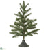 Silk Plants Direct Pine Tree With Stand - Green - Pack of 4