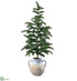 Silk Plants Direct Pine Tree - Green - Pack of 2