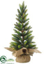 Silk Plants Direct Pine Tree - Green - Pack of 6