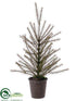 Silk Plants Direct Pine Tree - Green - Pack of 2