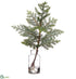 Silk Plants Direct Pine Tree - Green Gray - Pack of 4